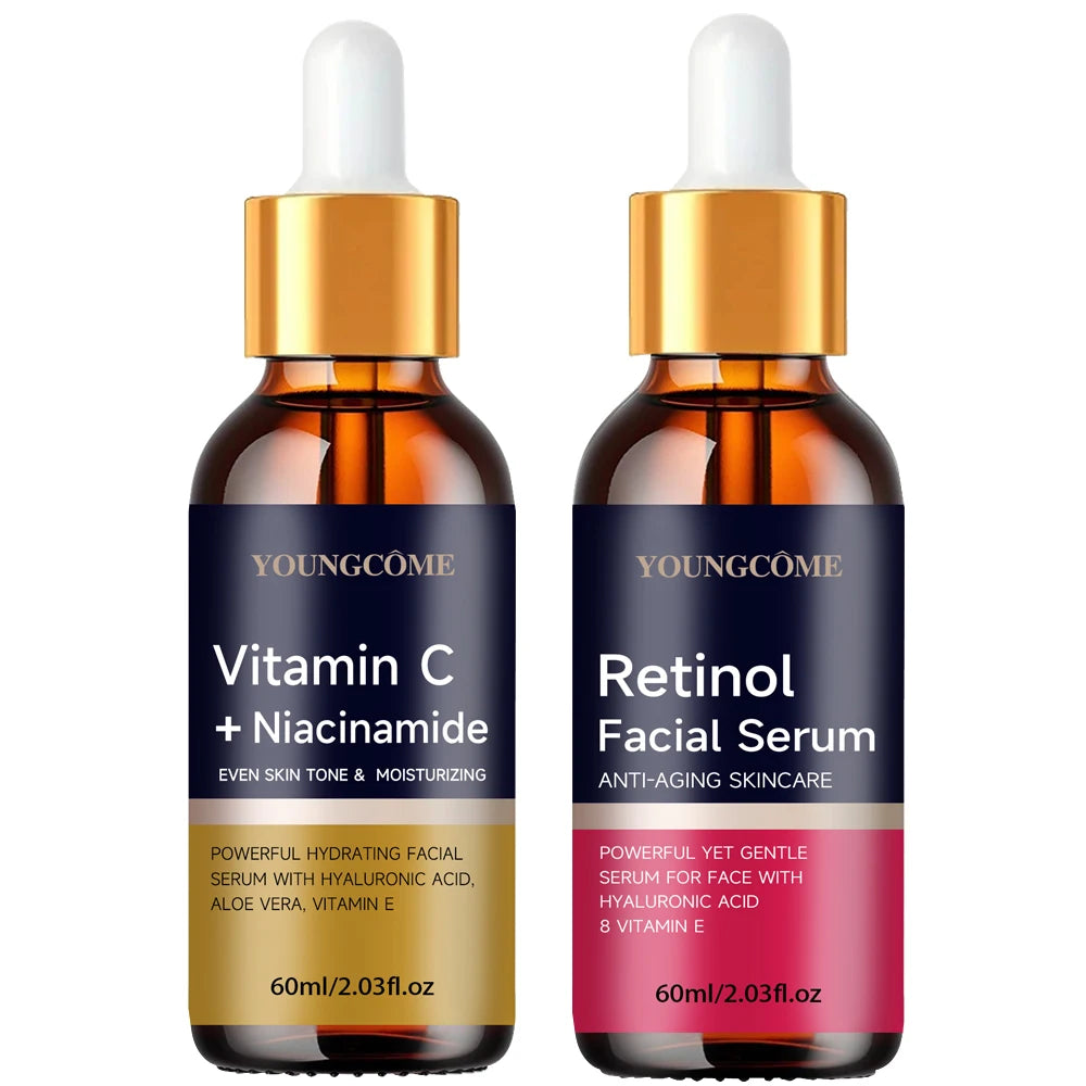 Retinol Anti-Wrinkles Serum Pore Shrinking Hydrating Moisturizing Essence Pigment Spots Remove Skincare for All Skin