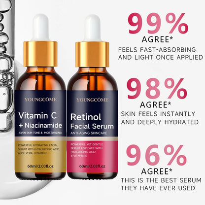 Retinol Anti-Wrinkles Serum Pore Shrinking Hydrating Moisturizing Essence Pigment Spots Remove Skincare for All Skin