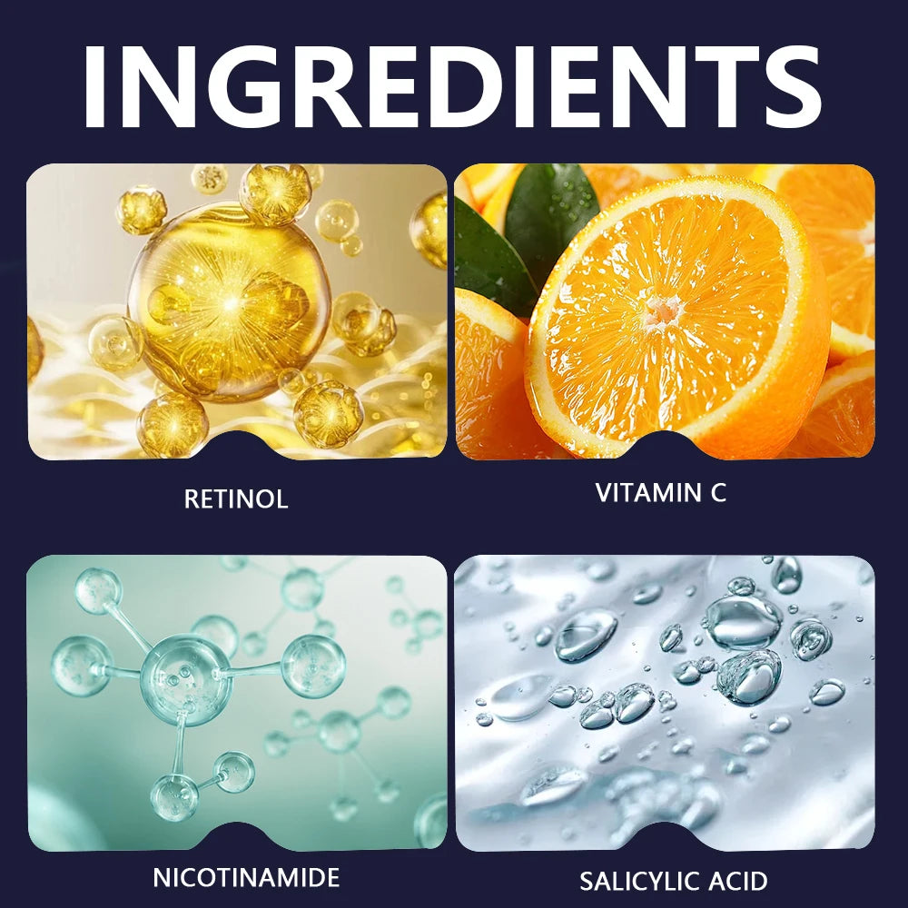 Retinol Anti-Wrinkles Serum Pore Shrinking Hydrating Moisturizing Essence Pigment Spots Remove Skincare for All Skin