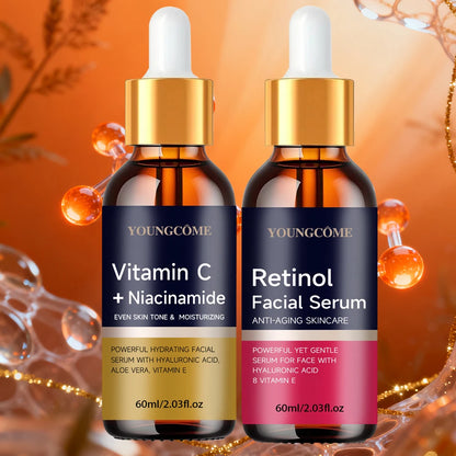 Retinol Anti-Wrinkles Serum Pore Shrinking Hydrating Moisturizing Essence Pigment Spots Remove Skincare for All Skin