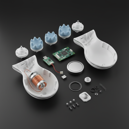 Scalp Massager Flat Lay